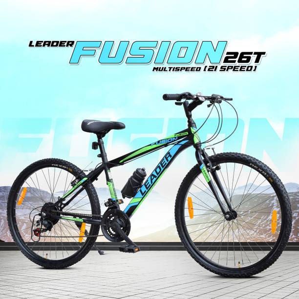 LEADER Fusion 26T Multi Speed (21 Speed) Grear Cycle wi...