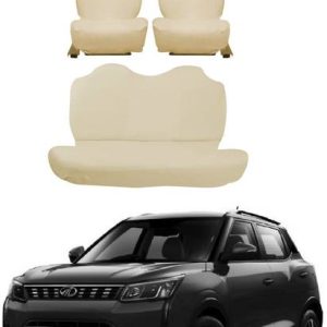 Autoxygen Cotton Car Seat Cover For Mahindra XUV300