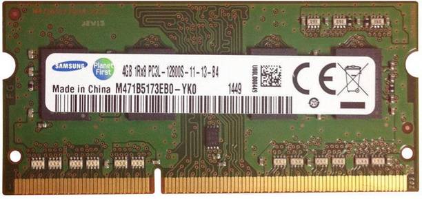 Samsung M471B5173EB0-YK0 DDR3 4 GB (Single Channel) Lap...