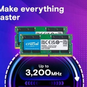 MICRON TECHNOLOGY CRUCIAL 3200MHZ RAM 4 YEARS WARRANTY ...