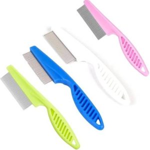 chullbull pet products Flea Comb Pet Cat Dog Lice Comb ...