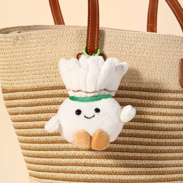 Salty Cute Plush Shuttlecock Bag Charm Key Chain