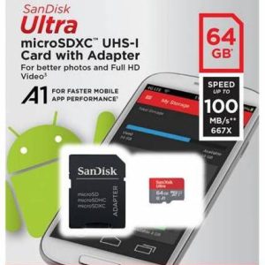 SanDisk SDSQUAB-64G-GN6MN ultra 64 GB Memory Stick XC C...