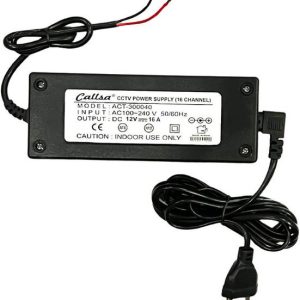 callsa 12V 16A CCTV Power Supply, 16 Channel SMPS for D...