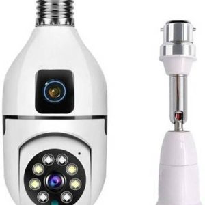 Monrix 4MP Dual Lens WiFi Security Camera with Adjustab...