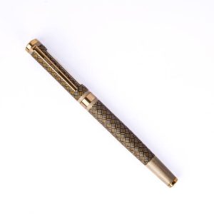 CARLTON LONDON Luxury Black & Gold Designer Ball Pen El...