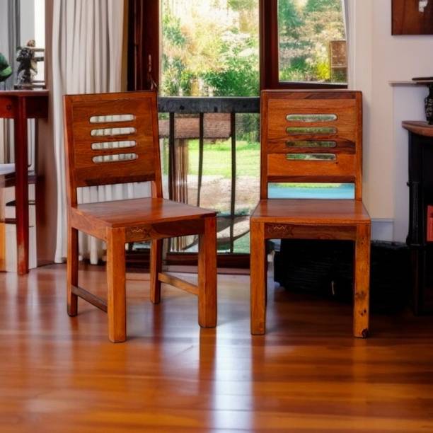 Cronex Arts Dining Chairs set of 2 Solid Wood Dining Ch...