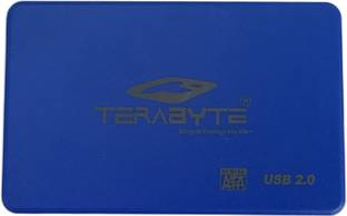 TERABYTE 2in1 USB 2.0 Laptop Casing 2.5" HDD/SSD Hard Drive Case Screwless Enclosure Case Cover SATA t...