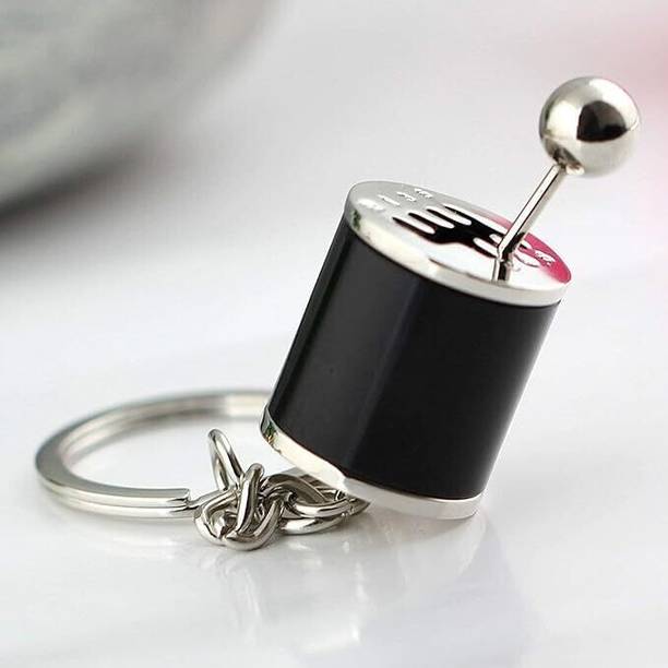 PREPSTO 6-Speed Manual Transmission Gear Shift Keychain Key Cha...