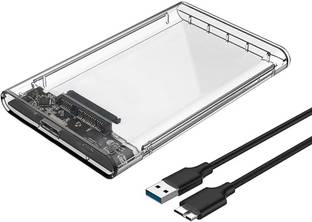 LINKKRAFT 2.5" Hard Drive Enclosure, 6Gbps USB 3.1 Gen 1 to SATA III 2.5 inch Shock Resistant SSD Exte...