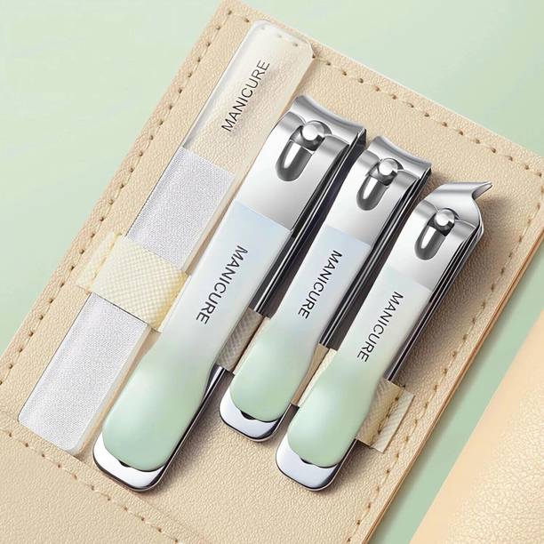 KASHTHBHANJAN 4 in 1 Nail Cutter Set, Stainless Steel N...