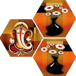 saf Multieffect UV Textured Panel Painting Digital Repr...