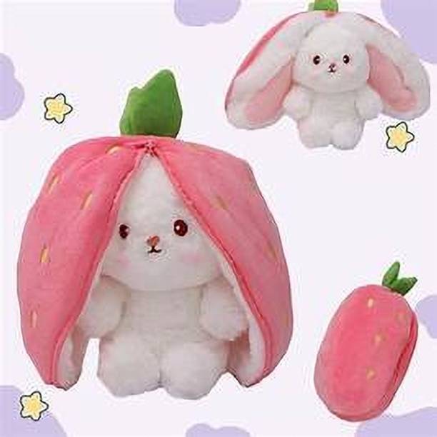 shri walli toys cute pink bunny fruit - 30 cm