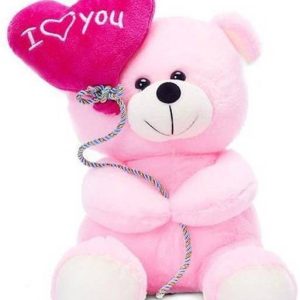 SANA TOYS Soft Plush I Love You Balloon Heart Teddy Bea...