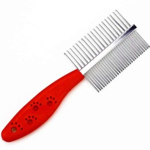 W9 Pet Products Double Sided Pet Comb Stainless Steel P...
