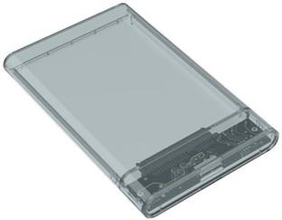 Flipkart SmartBuy USB 2.0 External Hard Drive Enclosure HDD/SSD, Transparent 2.5 inch Shock Resistant ...