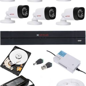 CP PLUS 8 Channal HD DVR 1080p 1Pcs,Bullet Camera 2.4MP...