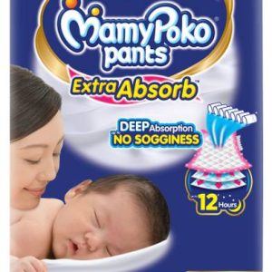 MamyPoko Pants Extra Absorb Baby Diapers,0-5 kg - New B...