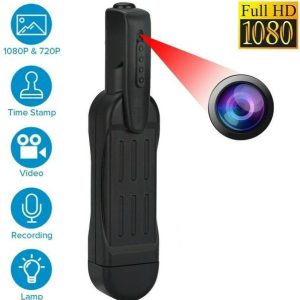 Bzrqx HD 1080P Video Recorder with Clip Small Security ...