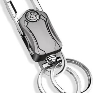 GRELLA Multifunction Keychain 5 in 1 Heavy Duty Dual Ring Meta...