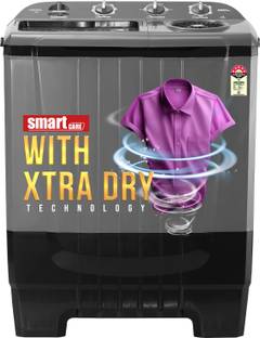 ONIDA 8 kg 5 star Hexafin Pulsator Inbuilt Basket 1450 RPM Semi Automatic Top Load Washing Machine Gre...