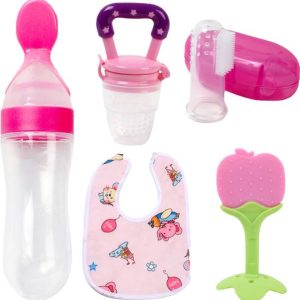 THEELEVEN Baby Spoon feeder With Nibbler, fruit teether...