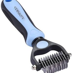 Leafly Undercoat Dematting Comb with Extra Wide Double-...