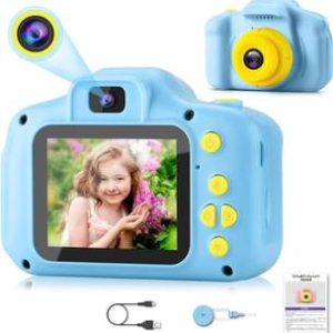 AVOIHS Gift toys HD 8MP Video Digital Sports Camera Mini 2 Inch Screen Recorder with Soft Cover Sports...