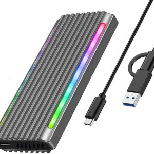 RuhZa M.2 NVME SSD ENCLOSURE ADATER USB 3.1 SSD Adapter...