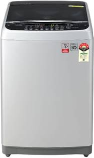 LG 8 kg Fully Automatic Top Load Washing Machine with In-built Heater Silver