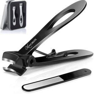 maycreate Nail Clippers for Thick Nails, Nail Cutting T...