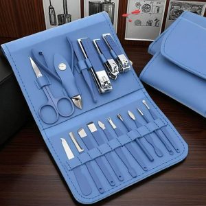 ShopDock Manicure Essentials – 16-in-1 Set for Clean, S...