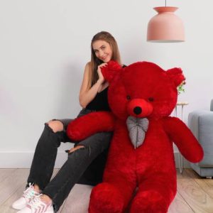 RIYASAT RED 3 FEET TEDDY BEAR FOR YOUR - 90 cm
