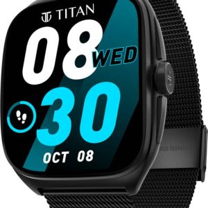 Titan Evolution |46.9mm Curved AMOLED Display|Aluminium...