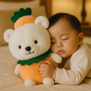 Doabealle Toys Carrot Teddy Bear Soft Toy Ultra-Soft Pl...