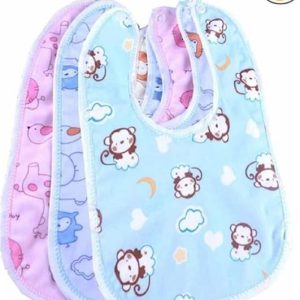 Vadhavan Cotton Baby Bibs with Titch Button|Soft Cotton...