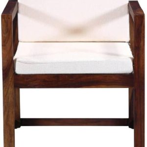 Allie Wood Sheesham Solid Wood Living Room Chair