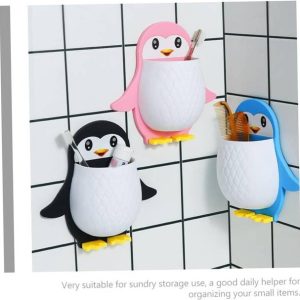 HEYMAK 3pcs Penguin Storage Box Cell Phone Charger Stor...