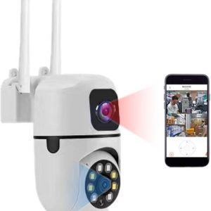 AVOIHS Smart CCTV WiFi 4MP HD Dual Lens Security Camera...