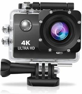 AMBAR 4K Camera Gopro waterproof with wide angle lens Sports and Action Camera