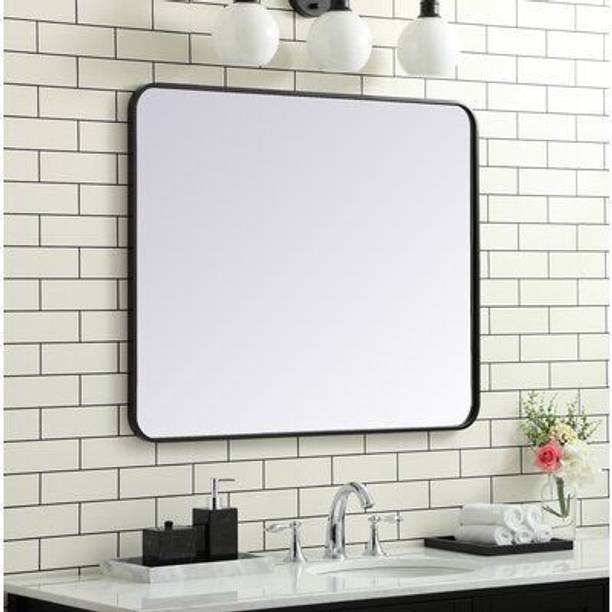 Rworld 12"inch X 12"inch RECTANGLE ROUNDED CORNER MIRRO...