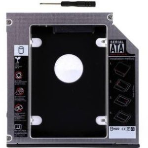 Teratech 9.5mm 2nd Hard Disk Drive Bay Caddy Second HDD Caddy For CD/DVD-ROM,Laptop 2.5 inch 2.5 inch ...