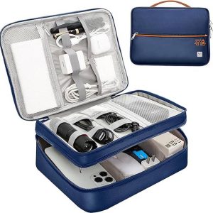 NFI essentials Electronics Accessories Organizer Bag Po...