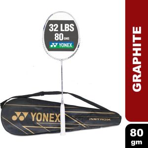 YONEX Astrox Attack 9 White Strung Badminton Racquet