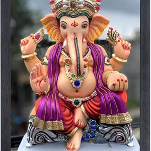 Chitransh Gifts Lord Ganesha Wall Mounted Photo Paintin...