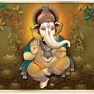 Indianara GANESHA (1317) Digital Reprint 13 inch x 10.6...