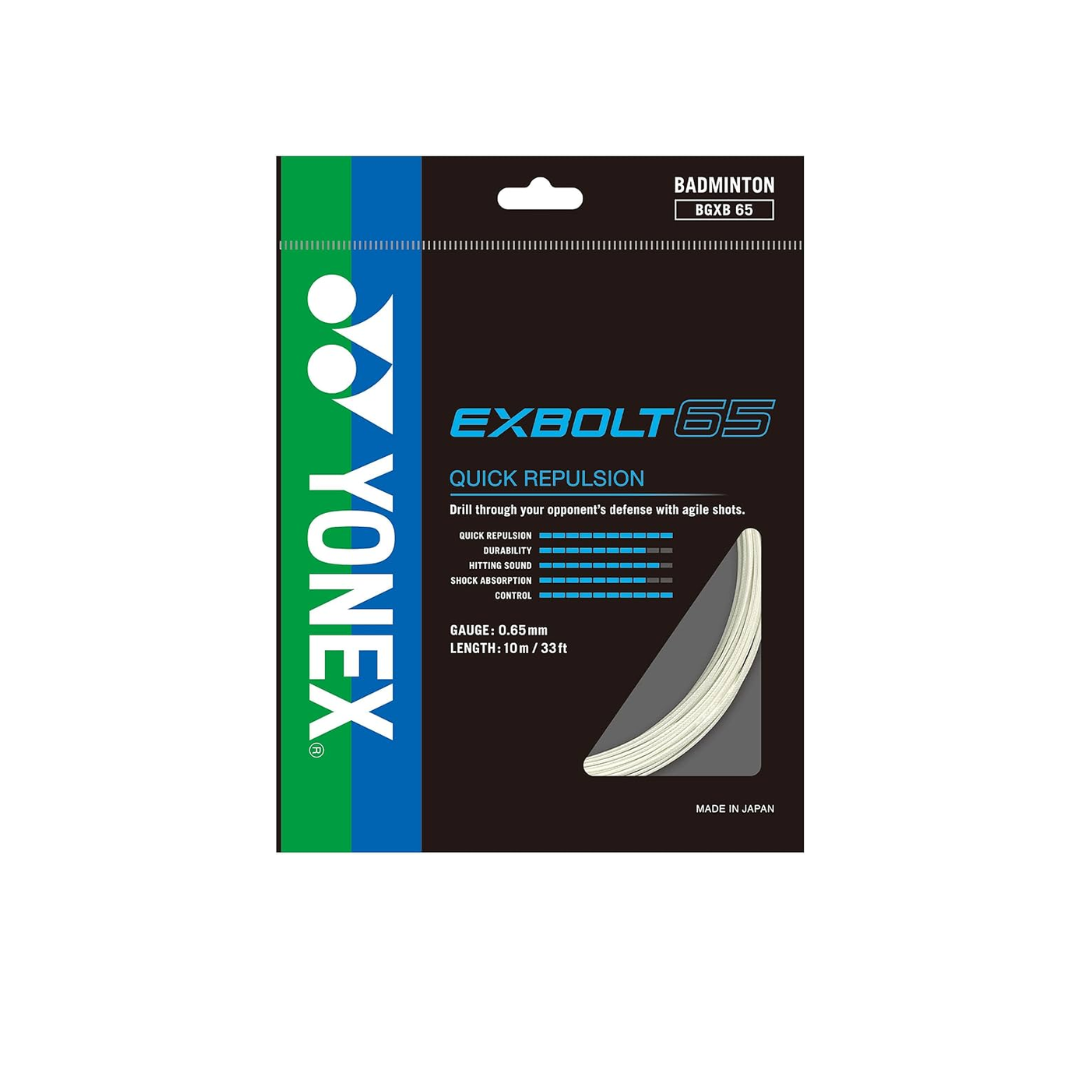 BADMINTON STRINGS BG EXBOLT65