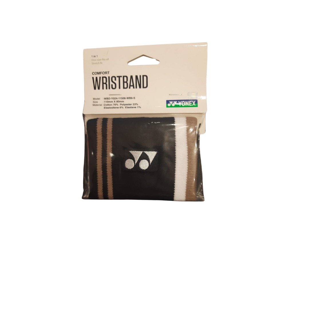 WRIST BAND 11506WB6 JET BLACK