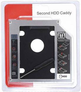 C Computer Second HDD Caddy 2.5 inch Internal Hard 9.5 Drive Enclosure/HDD Caddy 2nd bay (For Serial A...