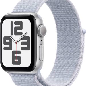 Apple Watch SE 2 GPS 40mm (2nd Gen) Silver Aluminium wi...